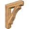 Ekena Millwork Balboa Craftsman Rough Sawn Bracket, Western Red Cedar, 6"W x 30"D x 34"H BKT06X30X34BOA04RWR - alternate 1